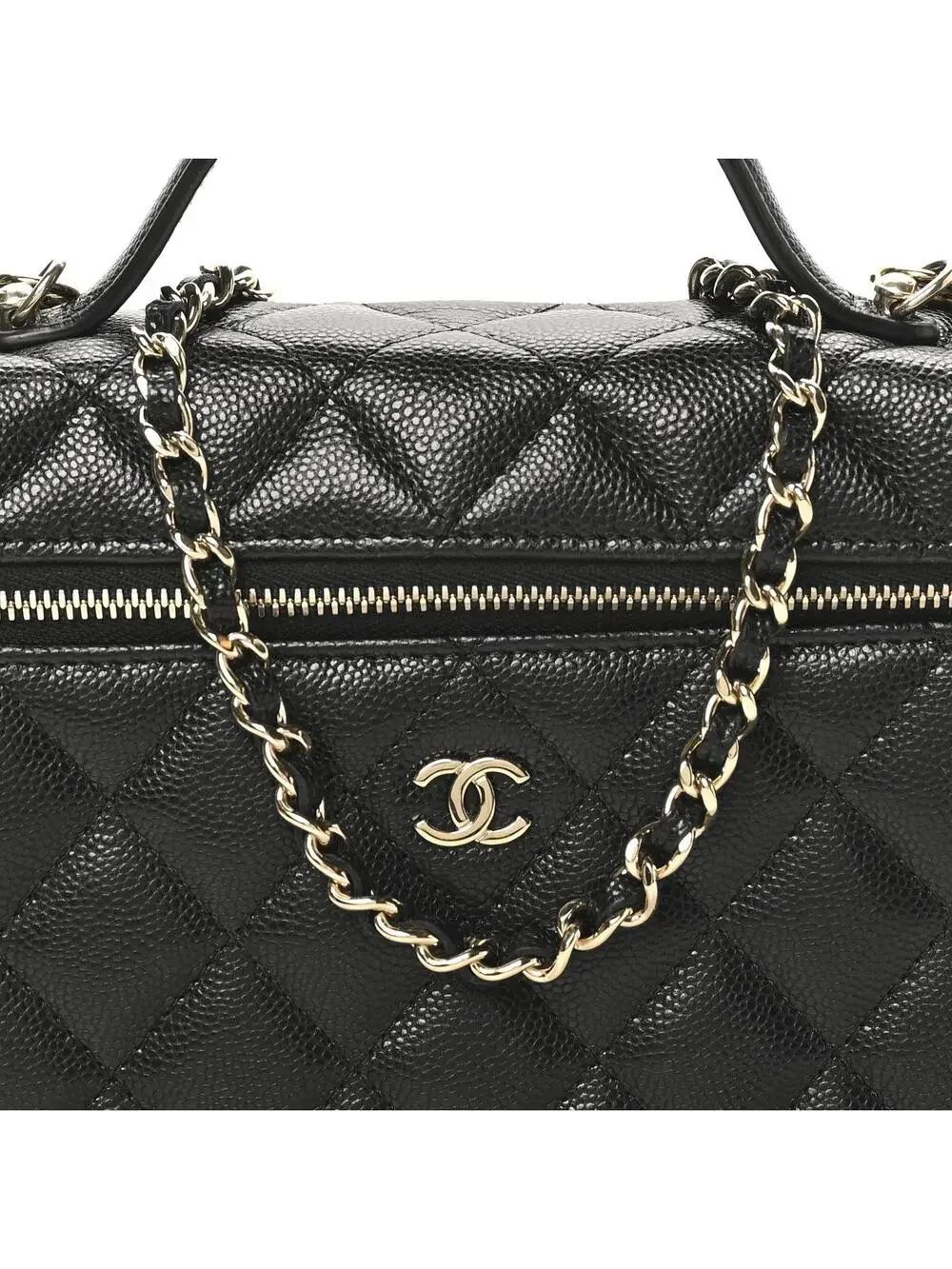 Chanel Caviar Quilted Top Handle Slim #295676C40B